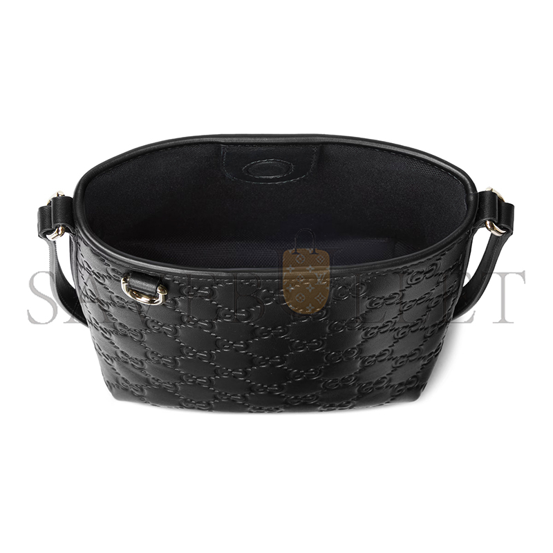 GUCCI GG EMBLEM NANO BUCKET BAG 847090 (18*15*8cm) GUCCI GG EMBLEM NANO BUCKET BAG 847090 (18*15*8cm)